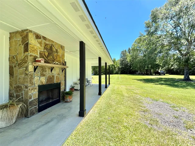 a view of an outdoor space and yard