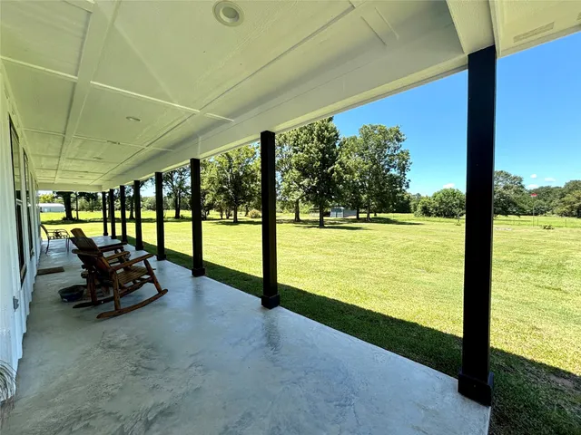 a view of a room with ocean view