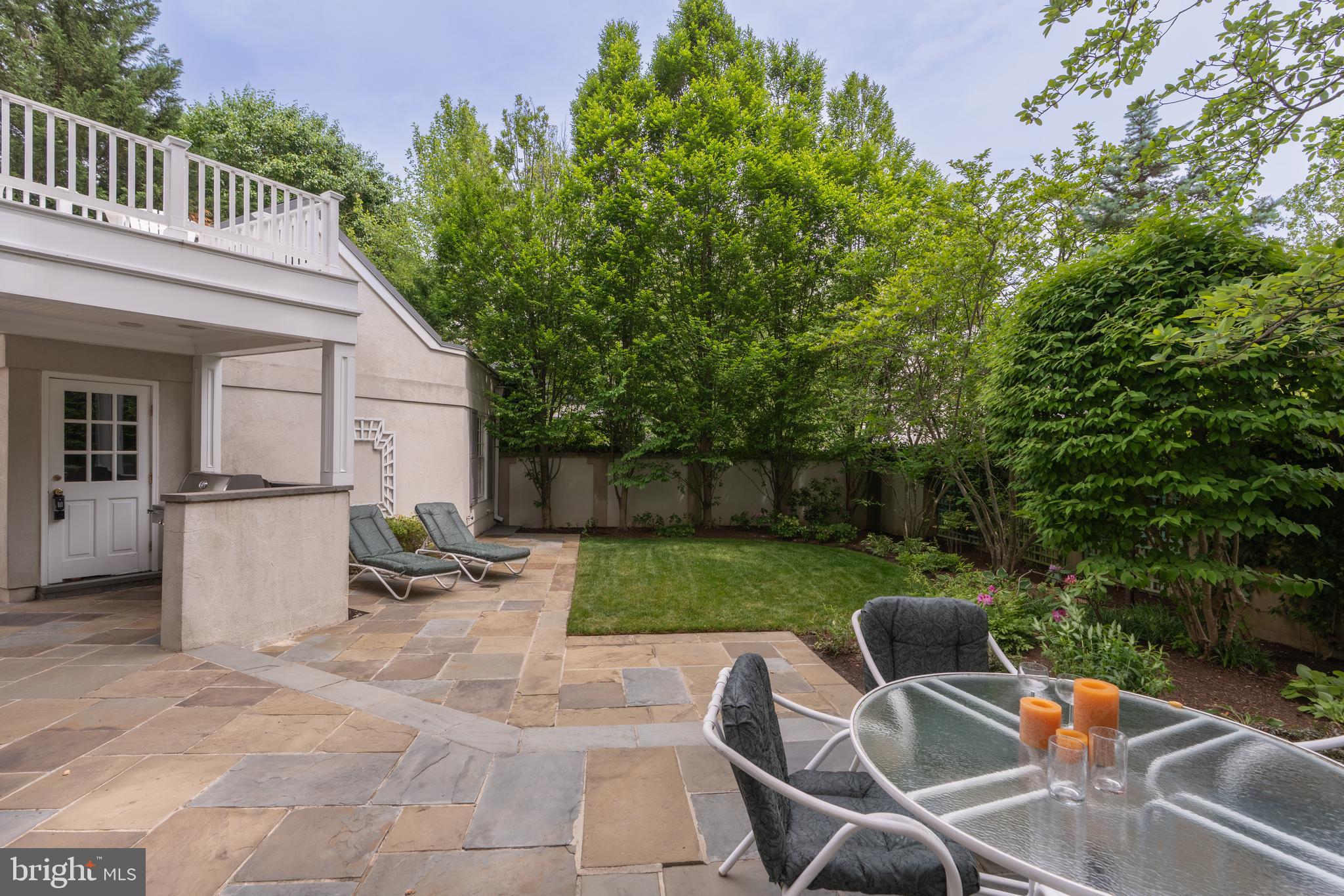 2911 45th Street Northwest Washington, DC 20016 - Photo 46 of 49 a view of backyard of house with seating space