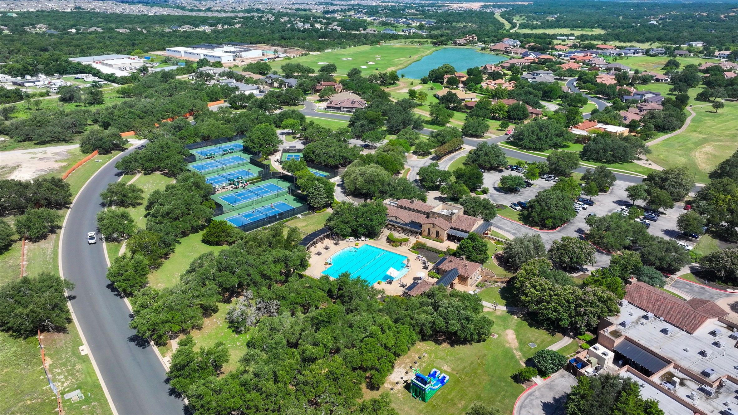 400 Flint Ridge Trail Georgetown, TX 78628 - Photo 37 of 40 Aerial view neighborhood