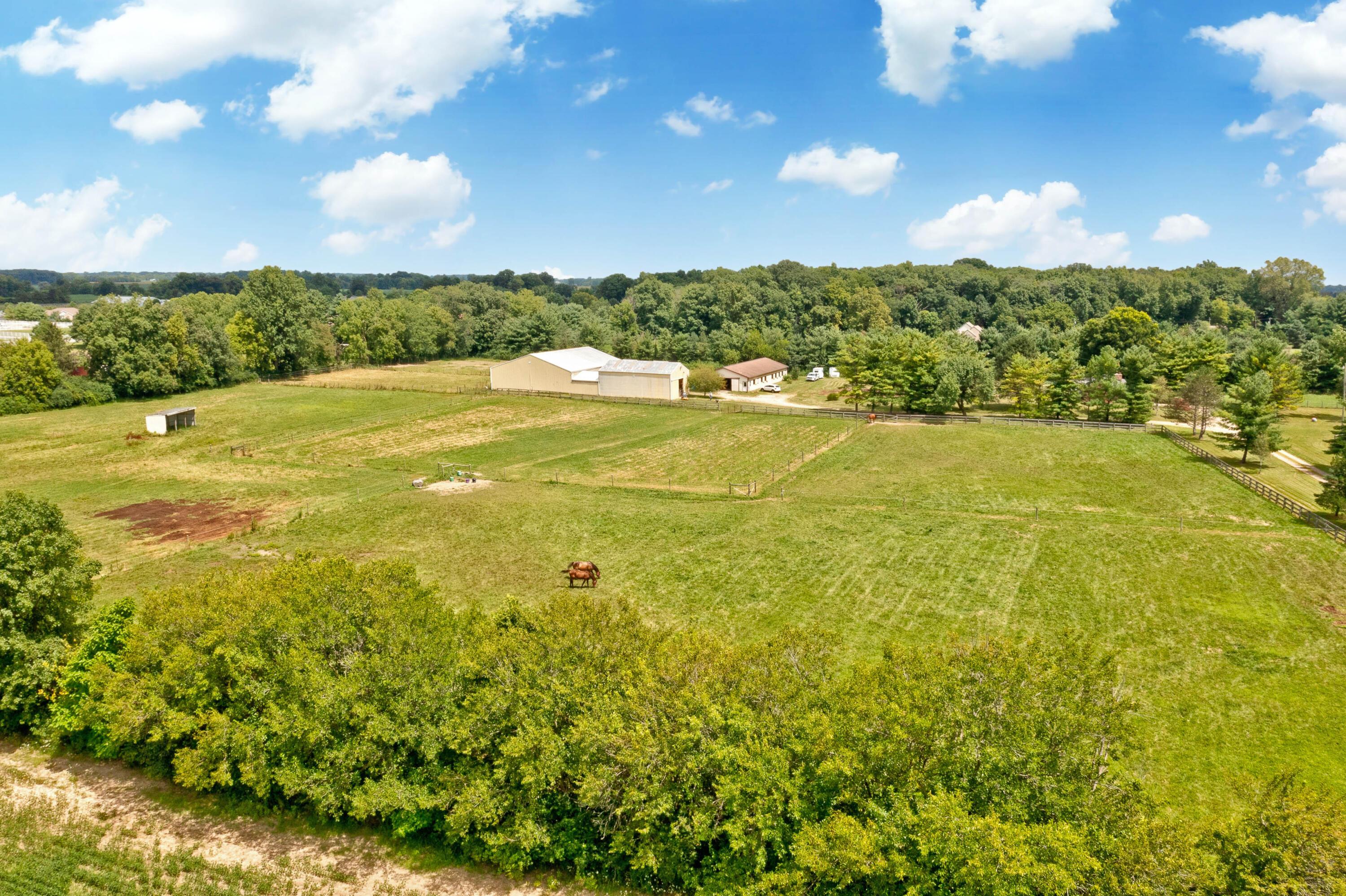 8558 Morris Road Hilliard, OH 43026 - Photo 57 of 74 57. Aerial of Pasture