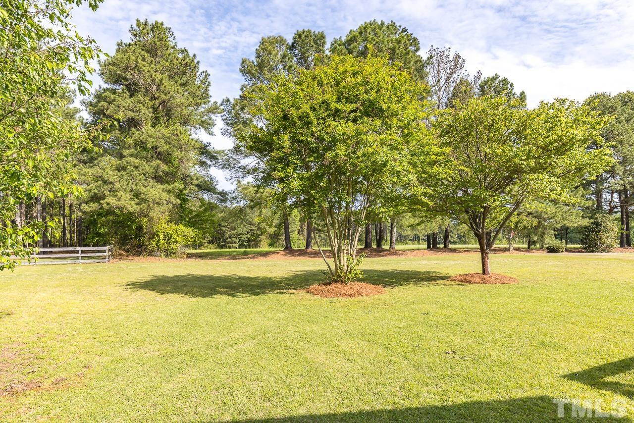 65 Bess Lane Angier, NC 27501 - Photo 6 of 38 a view of yard with swimming pool and trees