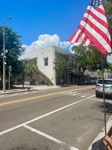a view of a volley ball court