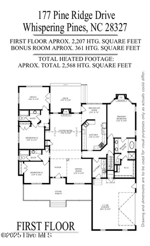 $585,000 | 177 Pine Ridge Drive, Whispering Pines, NC 28327