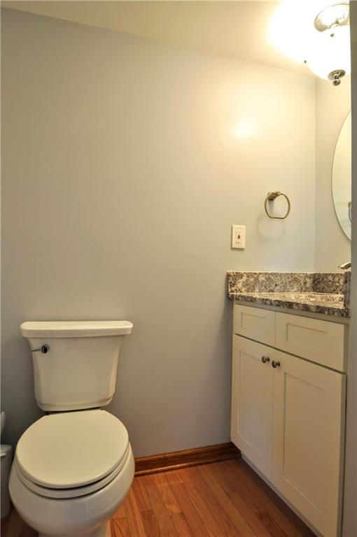 603 Meade Drive Coraopolis, PA 15108 - Photo 25 of 41 a bathroom with a granite countertop toilet and a sink