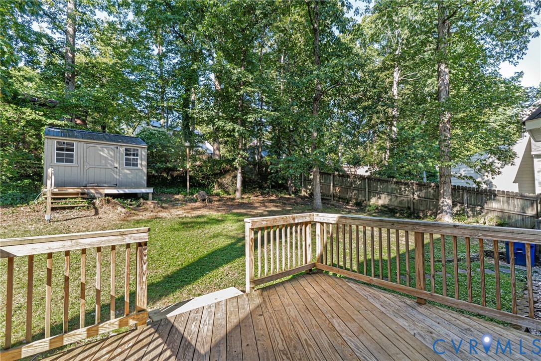 12831 Ashtree Road Midlothian, VA 23114 - Photo 42 of 45 a deck view with a seating space