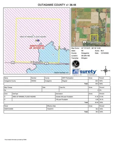 $625,000 | Tbd County Rd JJ, Appleton, WI 54913