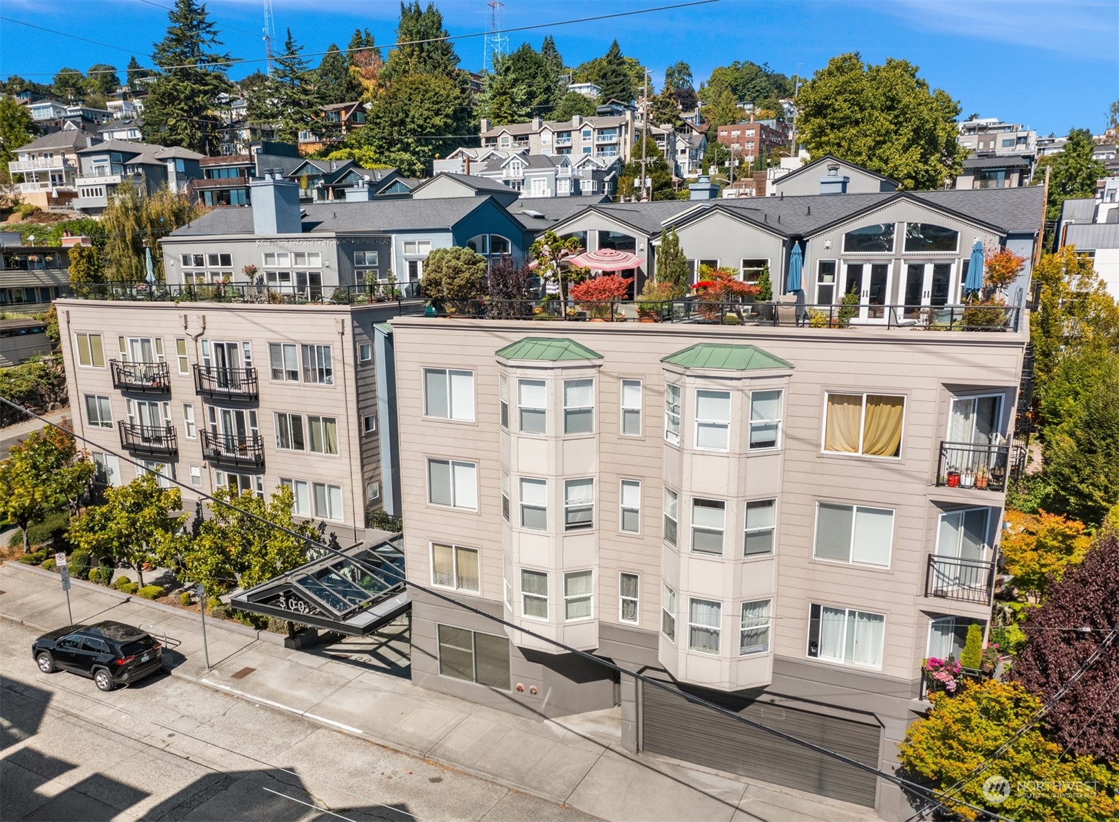 500 Aloha Street, Unit E111 Seattle, WA 98109 - Photo 23 of 25 a front view of a multi story residential apartment building