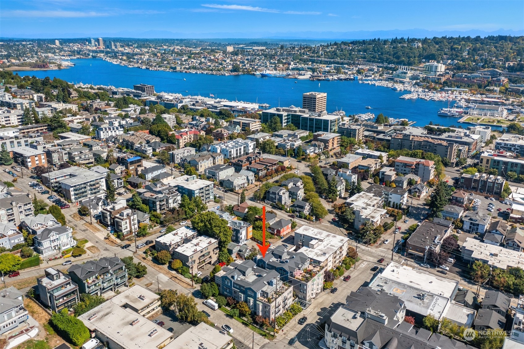 500 Aloha Street, Unit E111 Seattle, WA 98109 - Photo 4 of 25 an aerial view of a city