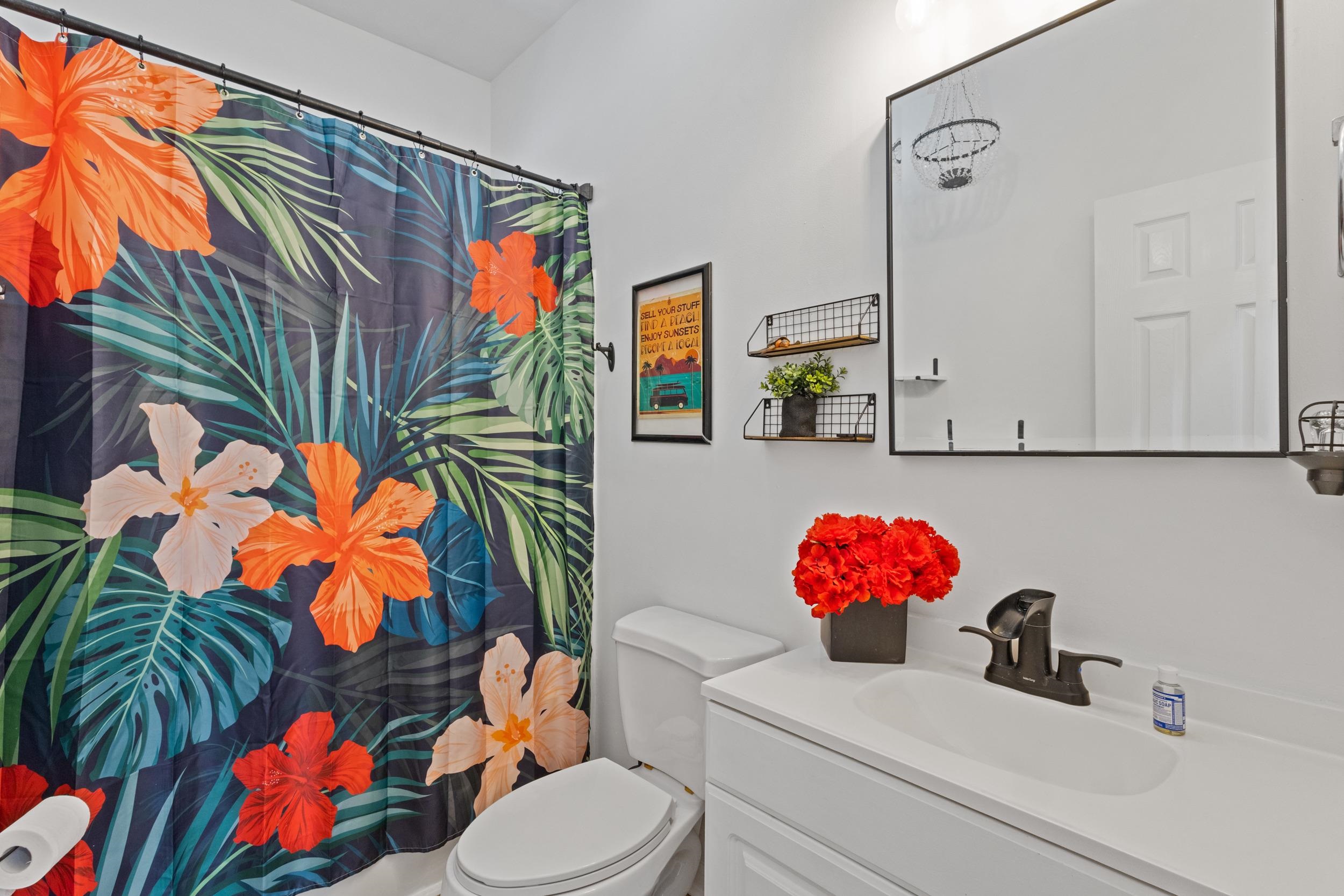 141 Addison Cottage Way Murrells Inlet, SC 29576 - Photo 12 of 19 Bathroom featuring vanity and a shower with shower curtain