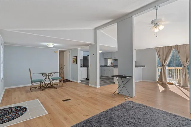 a view of a living room