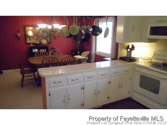 4321 Welcome School Road Godwin, NC 28344 - Photo 5 of 25 a kitchen with a sink cabinets and a potted plant
