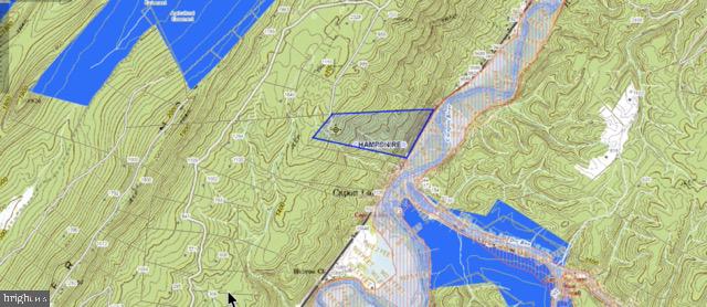 17 Reymann Drive Yellow Spring, WV 26865 - Photo 21 of 22 Topography Map of 63.841 Acres