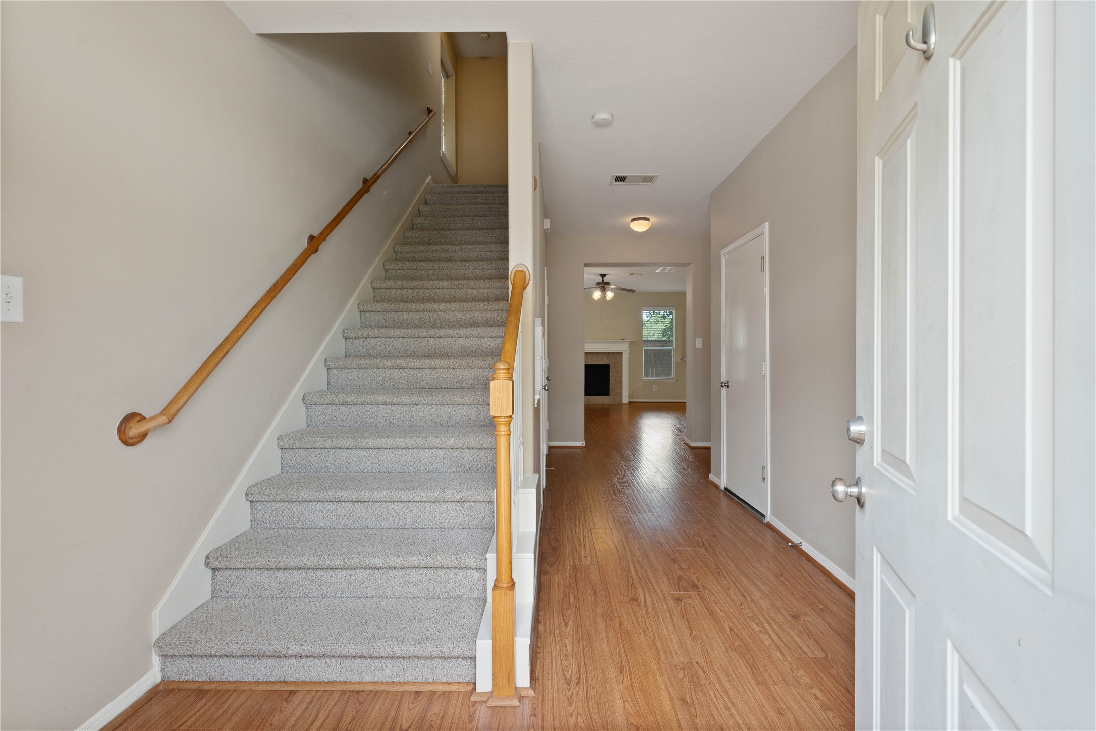 7414 Hollister Spring Houston, TX 77040 - Photo 2 of 26 Welcome to a bright entryway leading to the cozy living area.