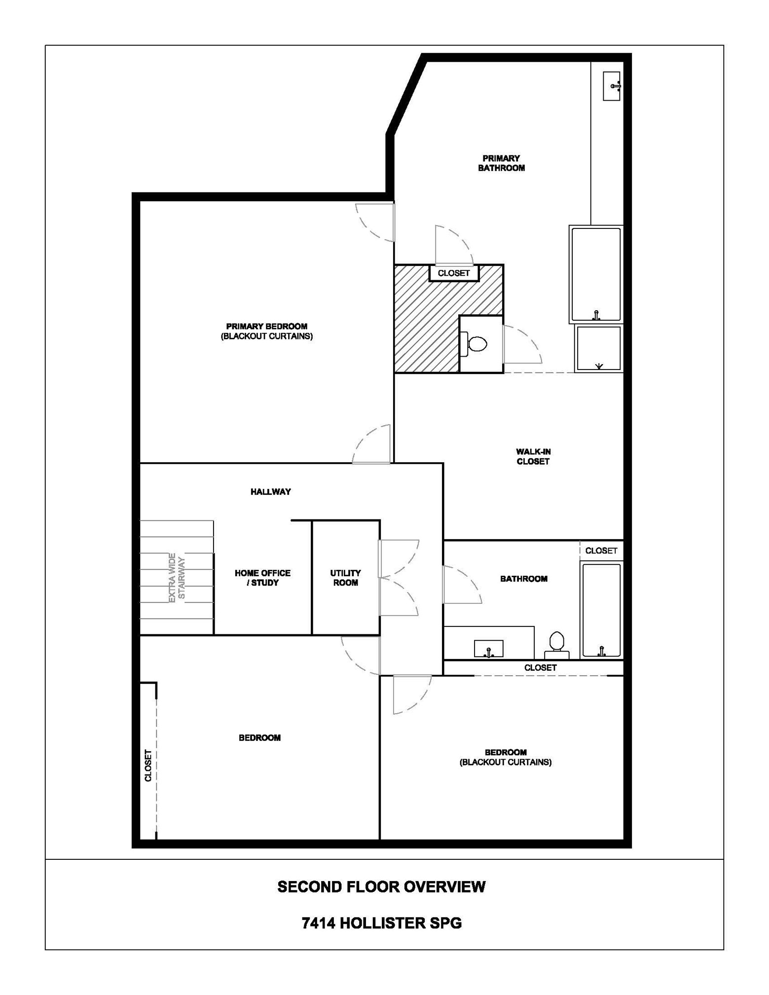 7414 Hollister Spring Houston, TX 77040 - Photo 5 of 26 All measurements are estimated and should be confirmed by buyer