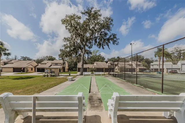 a view of a basketball court