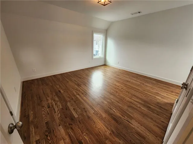 wooden floor in an empty room