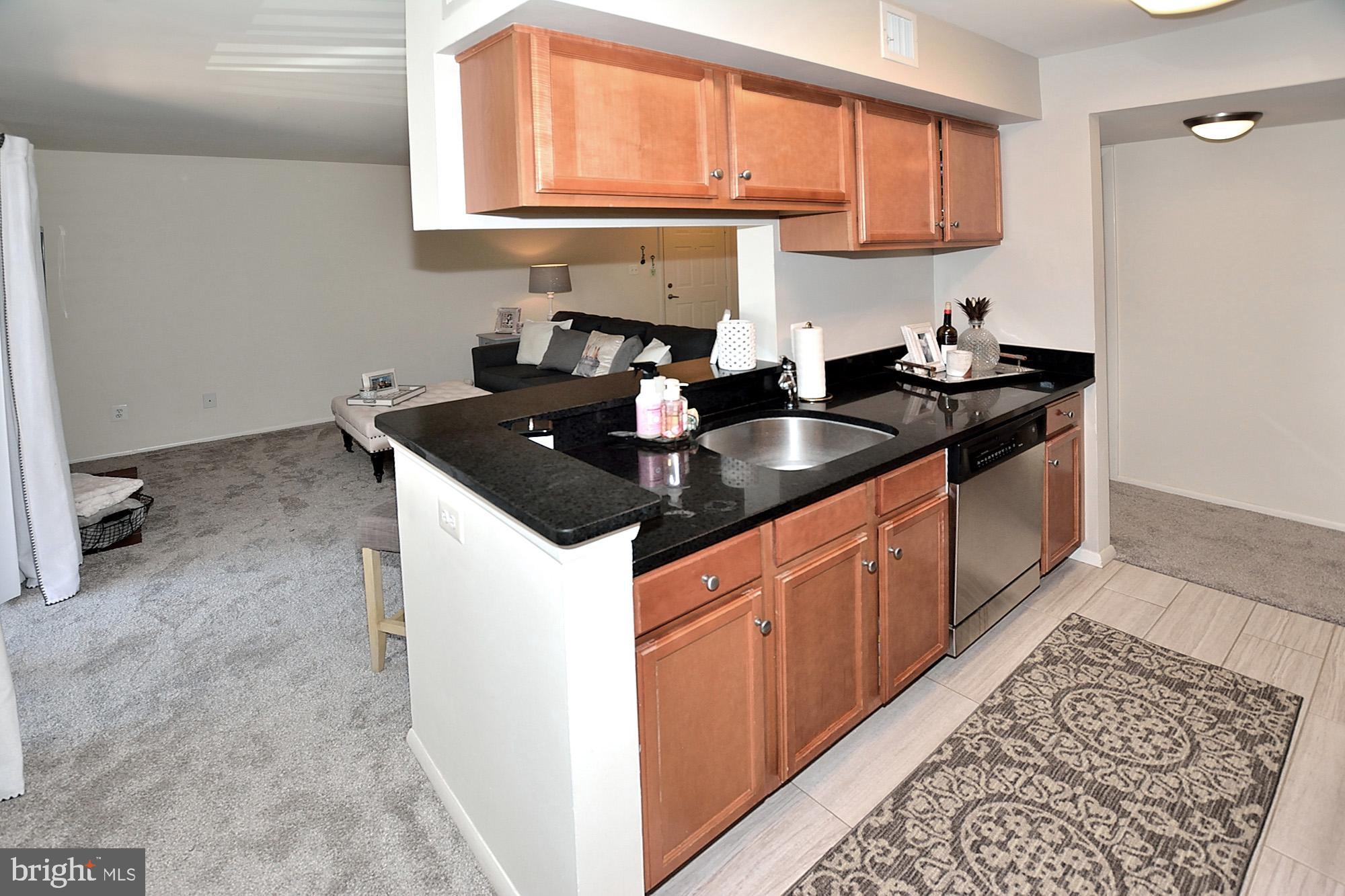 1715 Ascot Way, Unit D Reston, VA 20190 - Photo 12 of 36 Granite and maple cabinetry