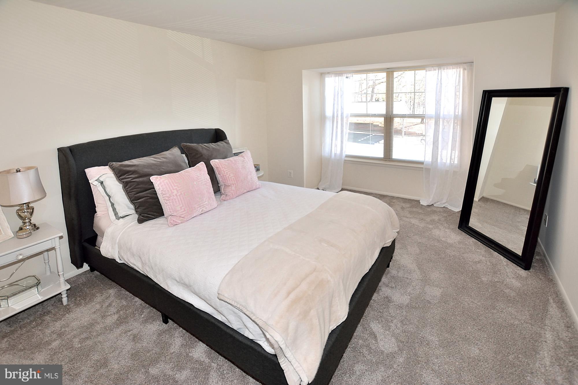 1715 Ascot Way, Unit D Reston, VA 20190 - Photo 18 of 36 Spacious Bedrm with Boxbay window for extra space