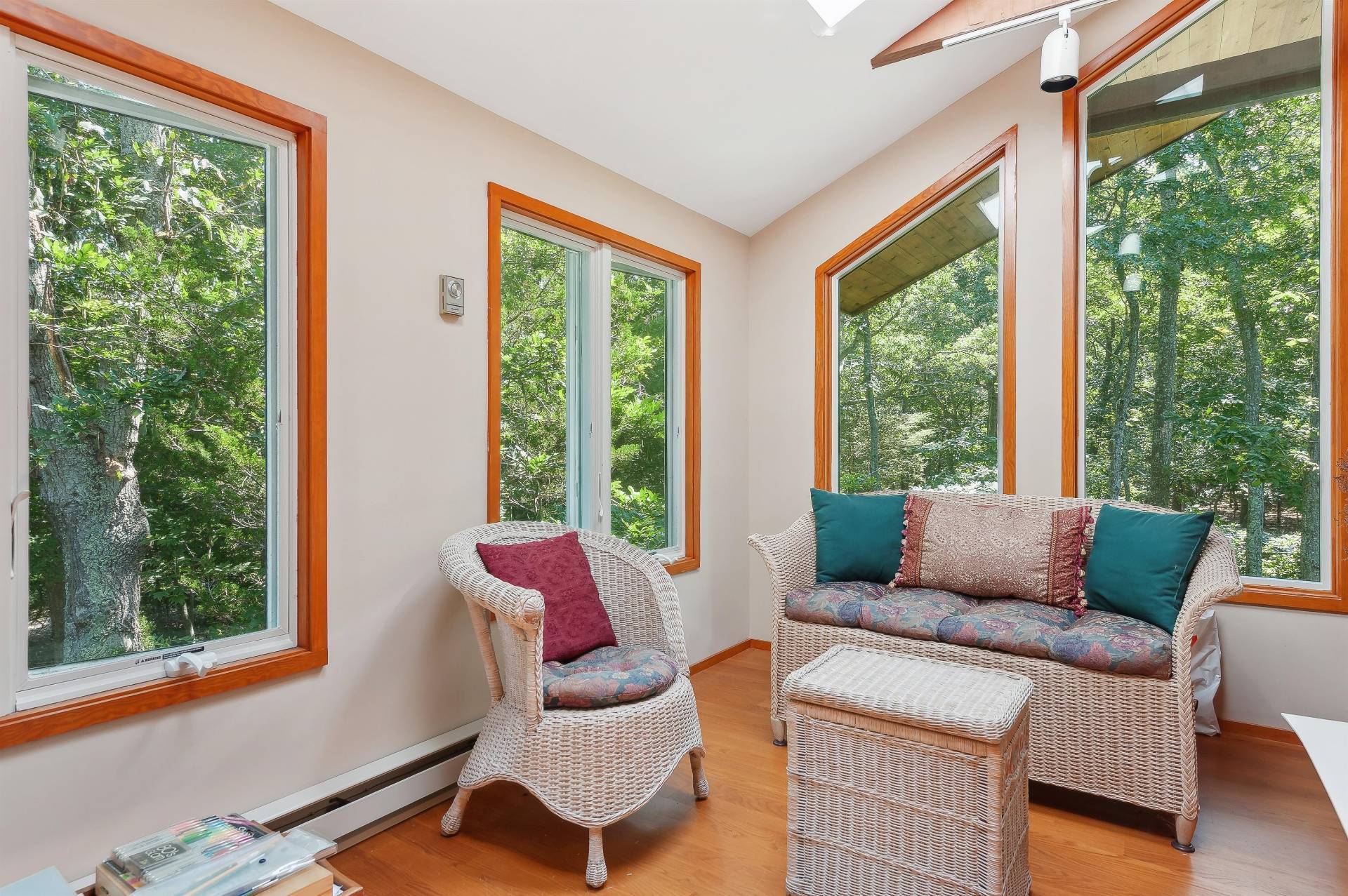 6 Eli Circle East Hampton, NY 11937 - Photo 17 of 29 a living room with furniture and a window