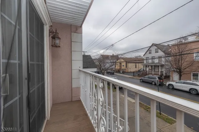 a view of city from balcony