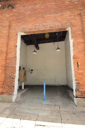 a view of a hallway with closet