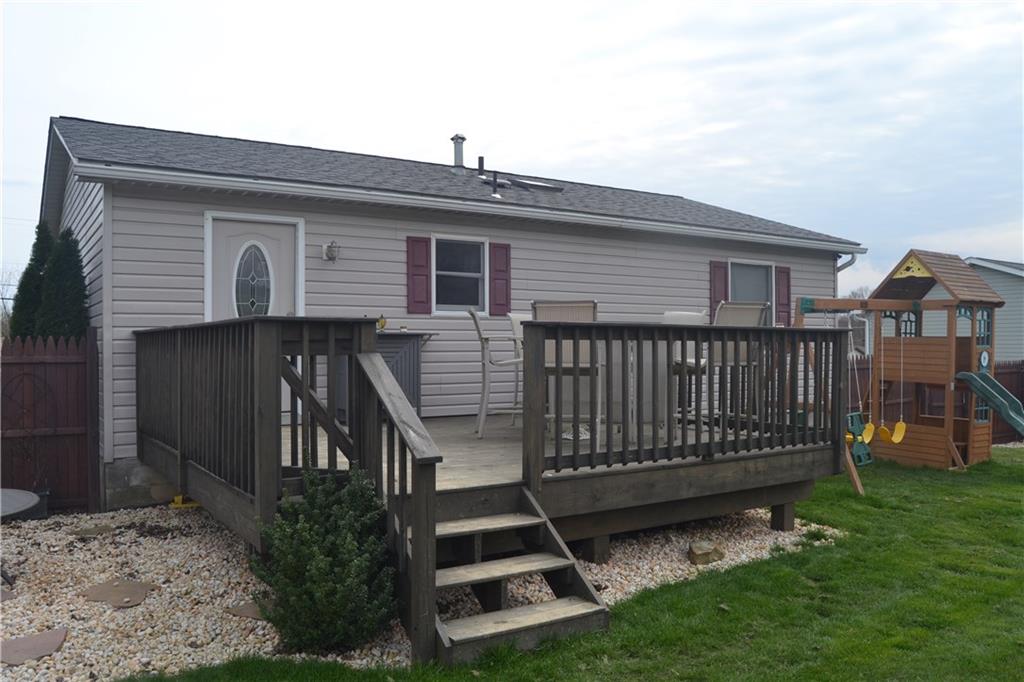 2202 Loucks Road Scottdale, PA 15683 - Photo 6 of 19 Newer rear deck with built-in LED lights for at night.