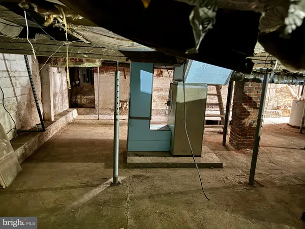 a view of water heater room