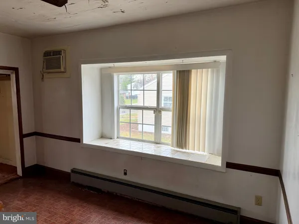 a room with window