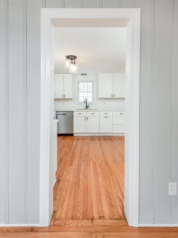 63 Upland Street Worcester, MA 01607 - Photo 9 of 36 a view of kitchen with wooden floor