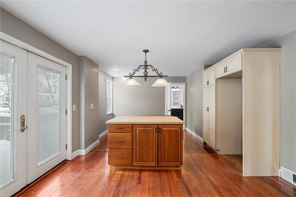 623 Marco Road Apollo, PA 15613 - Photo 12 of 36 a view of a hallway with wooden floor and staircase
