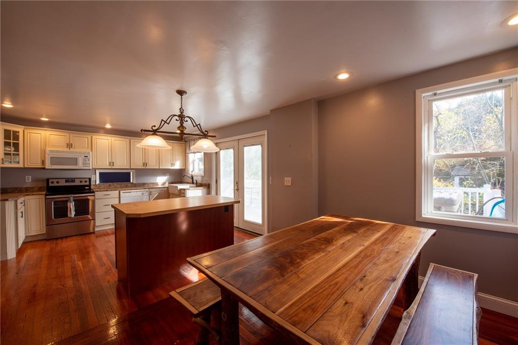 623 Marco Road Apollo, PA 15613 - Photo 15 of 42 a open kitchen with stainless steel appliances granite countertop a stove and refrigerator