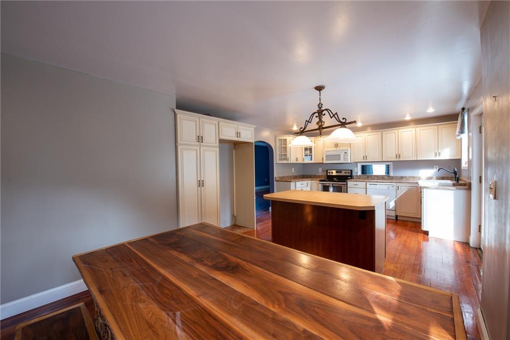 623 Marco Road Apollo, PA 15613 - Photo 16 of 42 a view of kitchen with refrigerator stove microwave and cabinets