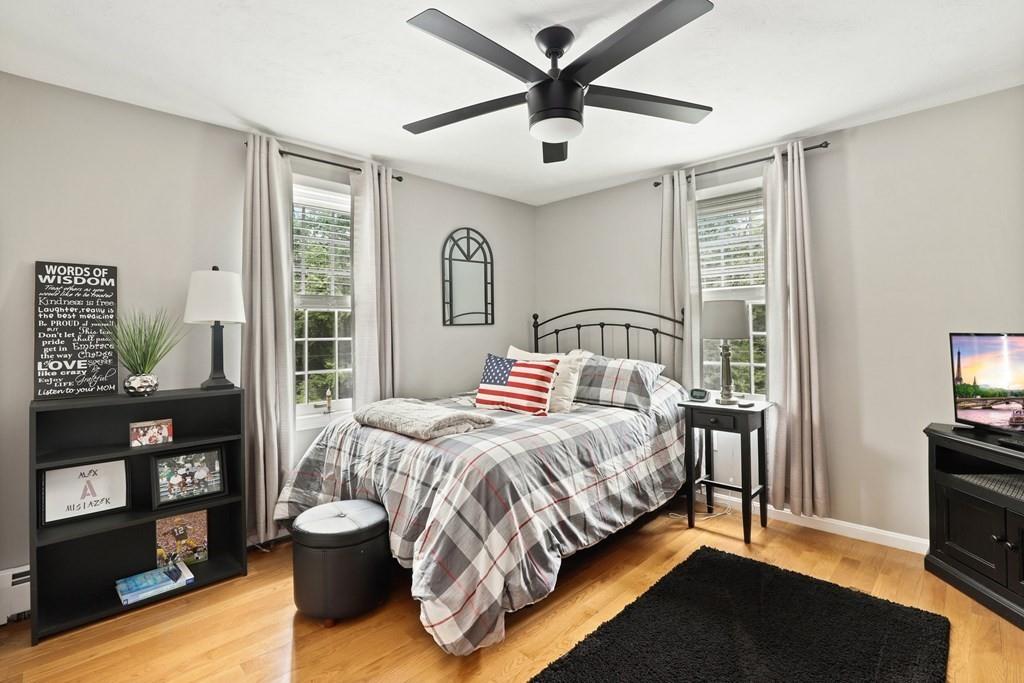 8 Rocky Road Northbridge, MA 01588 - Photo 23 of 40 a bedroom with a bed and wooden floor