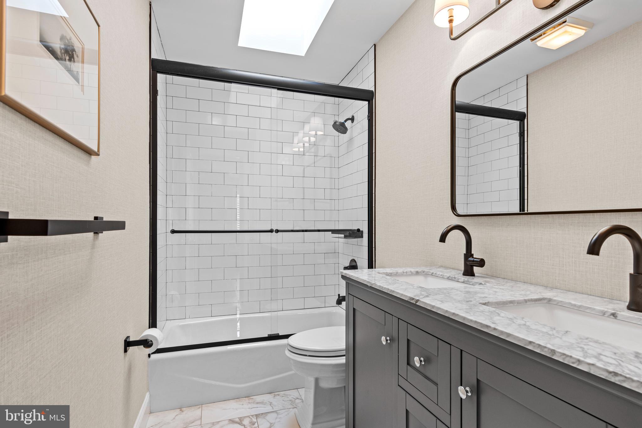 819 Wetherill Lane Wayne, PA 19087 - Photo 60 of 72 Hall bath with custom cabinetry