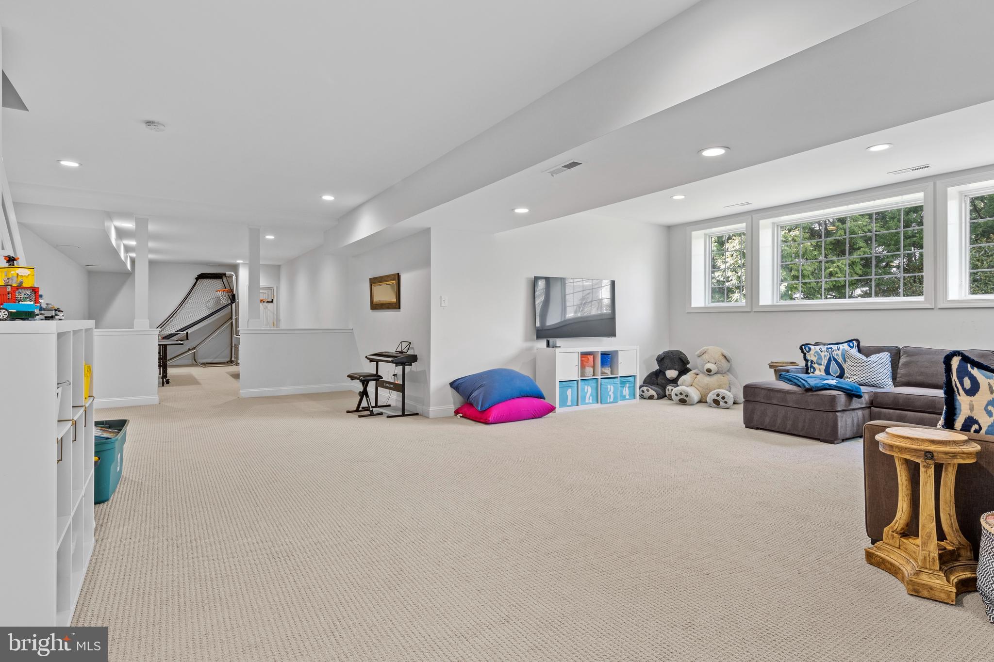 819 Wetherill Lane Wayne, PA 19087 - Photo 64 of 72 Expansive finished space - Media Rm / Game Rm