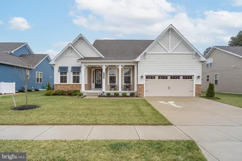 a hallway with wooden floor and a potted plant