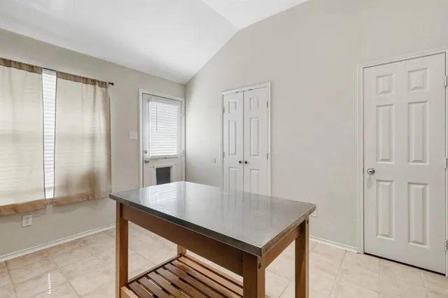 a view of kitchen island
