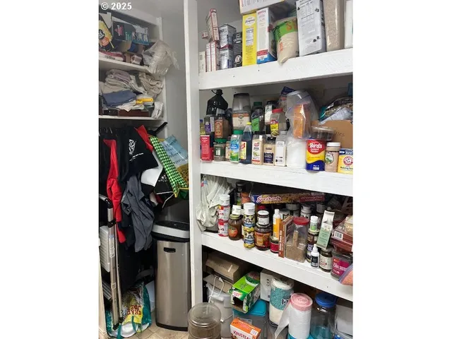 a room with storage and utility