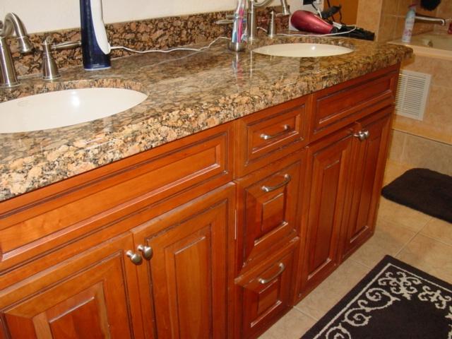 21338 Summertrace Circle Boca Raton, FL 33428 - Photo 12 of 22 a bathroom with a granite countertop sink and a mirror
