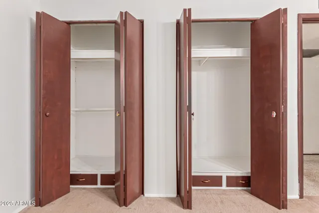 a view of an empty room