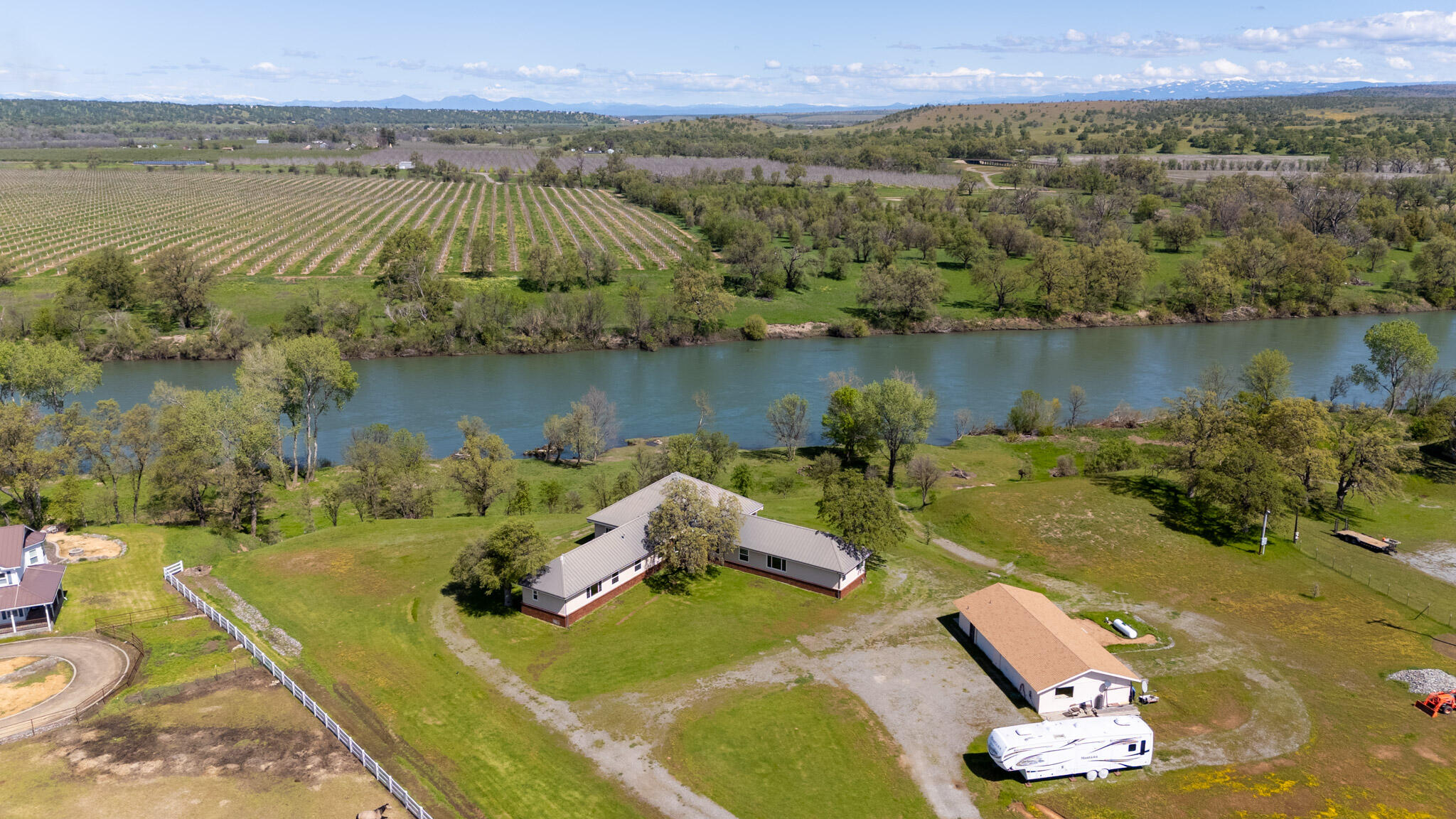 17935 Rivers Edge Drive Red Bluff, CA 96080 - Photo 1 of 38 a view of a lake in middle of the town