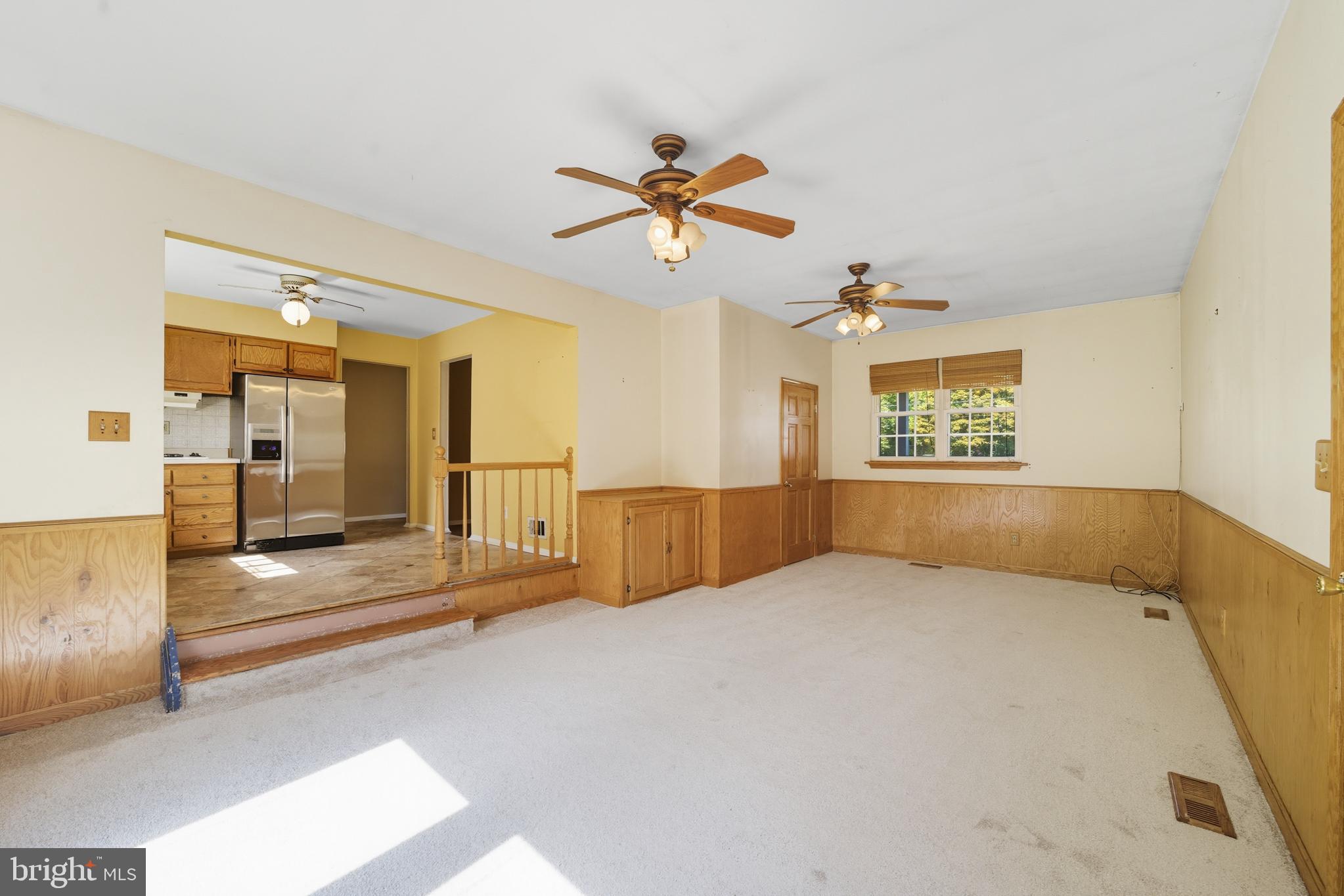 5 Corey Drive Ewing, NJ 08618 - Photo 13 of 30 a view of livingroom with hardwood floor and a ceiling fan