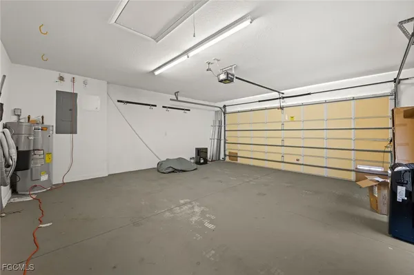 a view of a lake in middle of the town