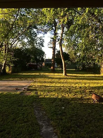 a view of outdoor space with swimming pool