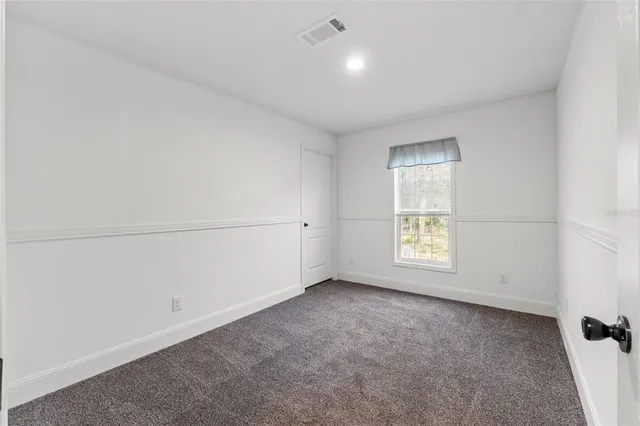 a view of empty room