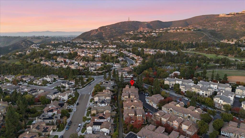 1101 Goddard Street San Marcos, CA 92078 - Photo 13 of 38 an aerial view of town with residential houses with outdoor space and trees