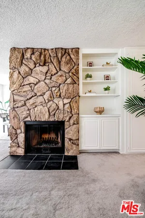 a view of fireplace