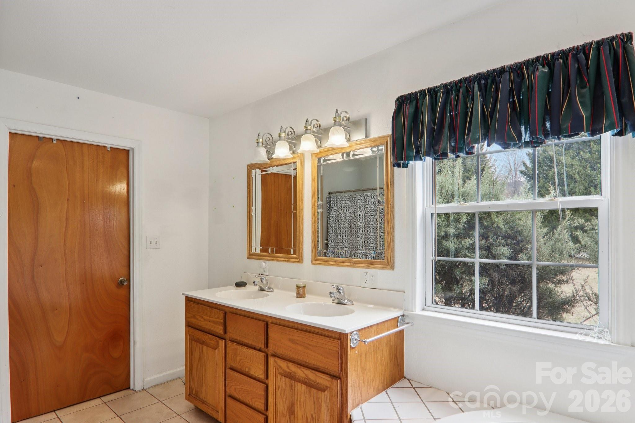 130 Crestview Street Canton, NC 28716 - Photo 26 of 42 a bathroom with a sink and a mirror
