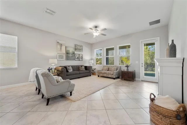 a bathroom with double sink and a mirror
